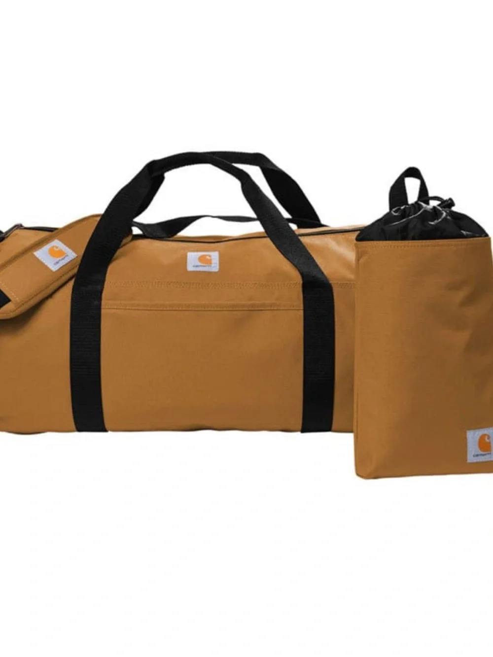 Carhartt Tan Canvas Travel Pouch with Black Trim